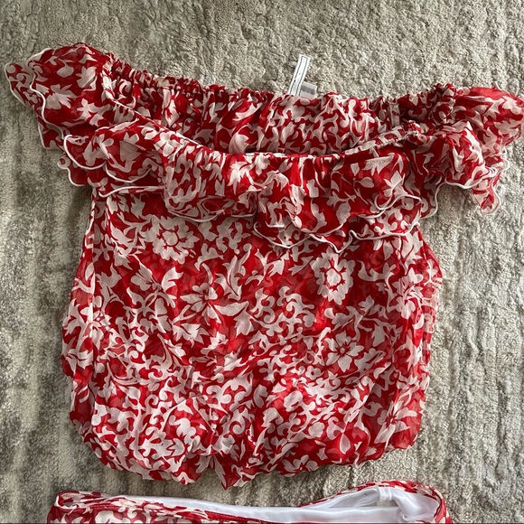 Ruffle bottom Set skirt and top size medium - Picture 3 of 4